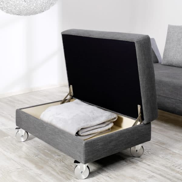 Detail - Schlafsofa Salto, Hocker offen